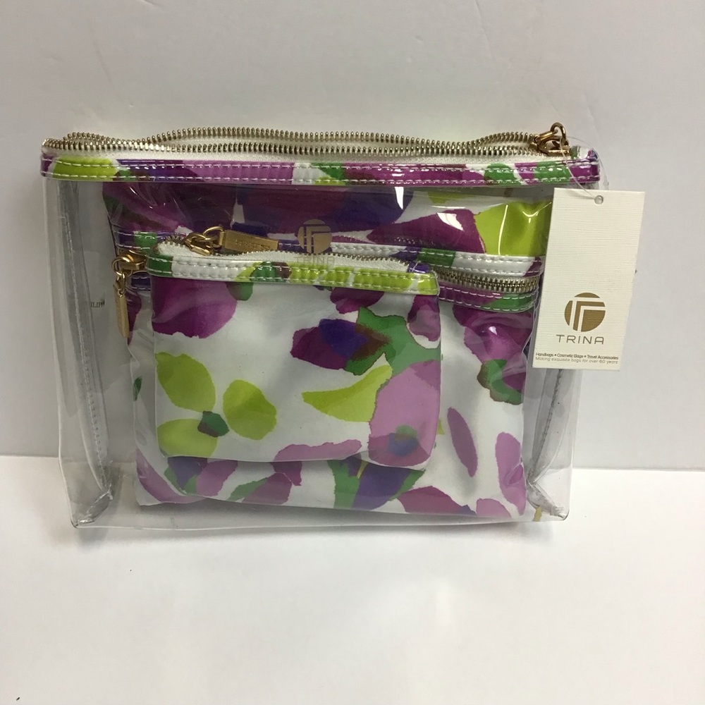 Trina-3 Pk Cosmetic Travel Bag